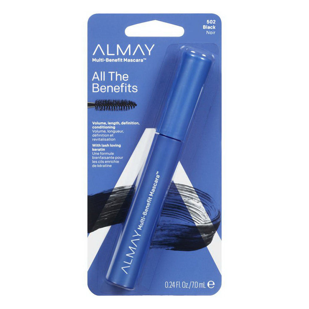 Almay Volume, Length, Definition and Conditioning Mascara, Black, 1 Ea
